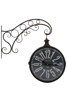 wall clock "British Museum", metal