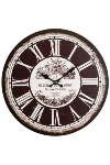 wall clock "Welcome", wooden