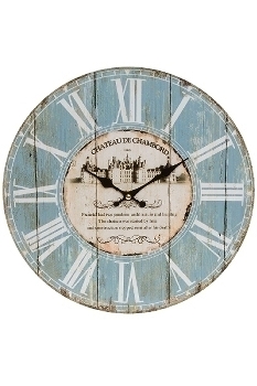 wall clock "Chateau", wooden