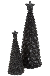 Weihnachtsbaum, 2er Set, schwarz