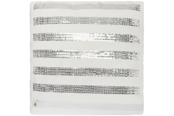 cushion with filling "Shine", silver