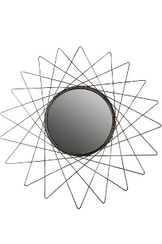 Spiegel "Equlips" goldf.  Durchm. 60 cm