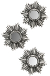 mirror decoration, set/3, ca. 25x25cm