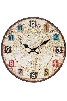 wall clock, wooden