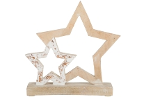 Deko Puzzle Stern, ca. 20 cm