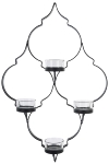 wall tealightholder with 4 cups,