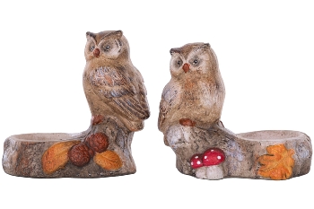 Owl Tea-light Holder