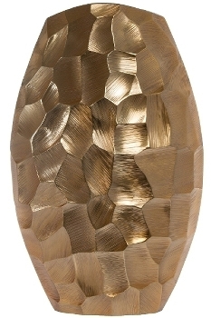 VASE "Valessa" gehämmert GOLD