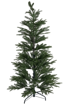 150CM FULL PE TREE WITH 400 TIPS METAL STAND BOTTOM WIDTH:96CM