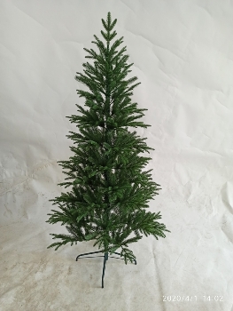 180CM FULL PE TREE WITH 565 TIPS METAL STAND BOTTOM WIDTH:111CM