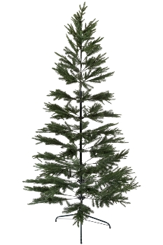 210CM FULL PE TREE WITH 751 TIPS METAL STAND BOTTOM WIDTH:129CM