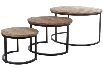 Set of Coffee Tables "Moon", 3 pcs.