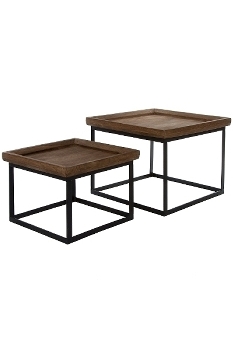 Beistellftisch" Saturn "  2er Set
