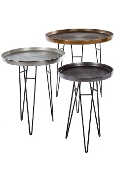 Side Table Set "Allica", set of 3 pcs.