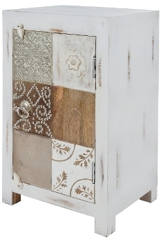 WOODEN CARVED 2 DOORS ALMIRAH W-ASSORTED