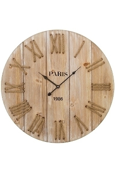 Wooden wall clock