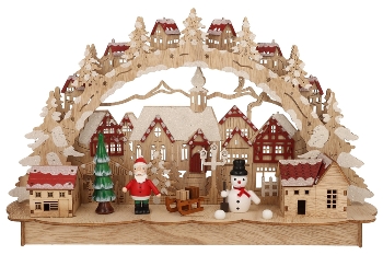 Schwibbogen mit Marktplatz
