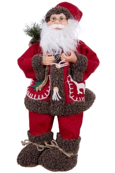 Weihnachtsmann Dekofigur 45,5cm H.