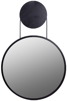 ROUND BLACK MIRROR