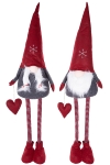 standing santa/girl, each item with my flair barcode hangtag