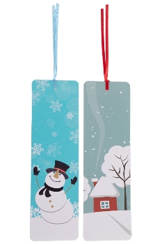set of 2, two different design, bookmark,210 gsm,
white cardboard, 6x20 cm
one