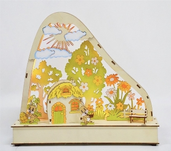 Beleuchteter Lichterbogen "Frühlingsgarten"