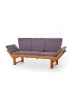 Daybed with pop-up table, cushion thickness 7cm