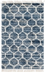 Carpet "Top Shag" Rectangular Blue