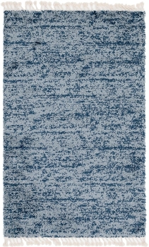 Carpet "Top Shag" Rectangular Blue