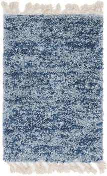 Carpet "Top Shag" Rectangular Blue