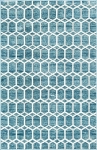 Carpet "Titan Trellis" Rectangular Blue