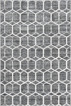 Carpet "Titan Trellis" Rectangular Gray