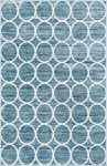 Carpet "Titan Trellis" Rectangular Blue