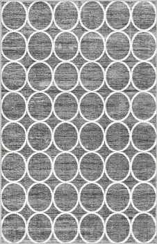 Carpet "Titan Trellis" Rectangular Dark Gray