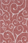 Carpet "Outdoor Beauties " Rectangular Rust Red