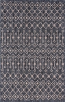 Carpet "Outdoor Crosses" Rectangular Charcoal Gray