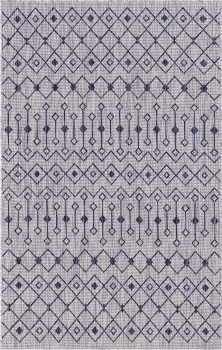 Carpet "Outdoor Crosses" Rectangular Light Gray