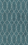 Carpet "Outdoor Crosses" Rectangular Teal