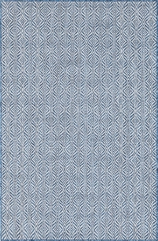 Carpet "Outdoor Crosses" Rectangular Navy Blue