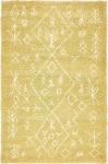 Carpet "Temara Shag" Rectangular Yellow