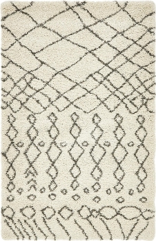 Carpet "Temara Shag" Rectangular Ivory
