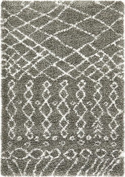 Carpet "Temara Shag" Rectangular Gray