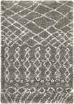 Carpet "Temara Shag" Rectangular Gray