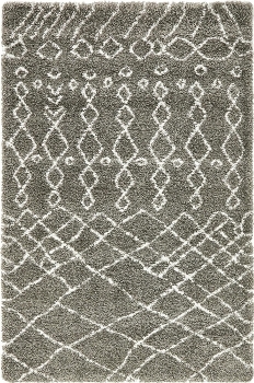 Carpet "Temara Shag" Rectangular Gray