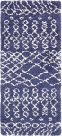 Carpet "Temara Shag" Runner Navy Blue
