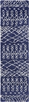 Carpet "Temara Shag" Runner Navy Blue