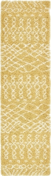 Carpet "Temara Shag" Runner Yellow