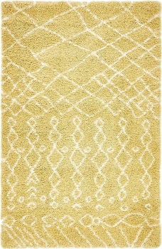 Carpet "Temara Shag" Rectangular Yellow