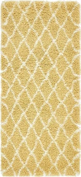 Carpet "Temara Shag" Runner Yellow