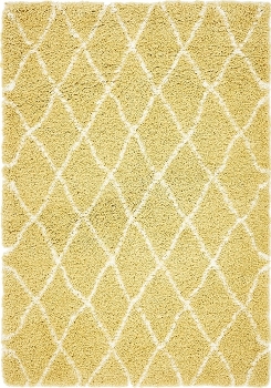Carpet "Temara Shag" Rectangular Yellow